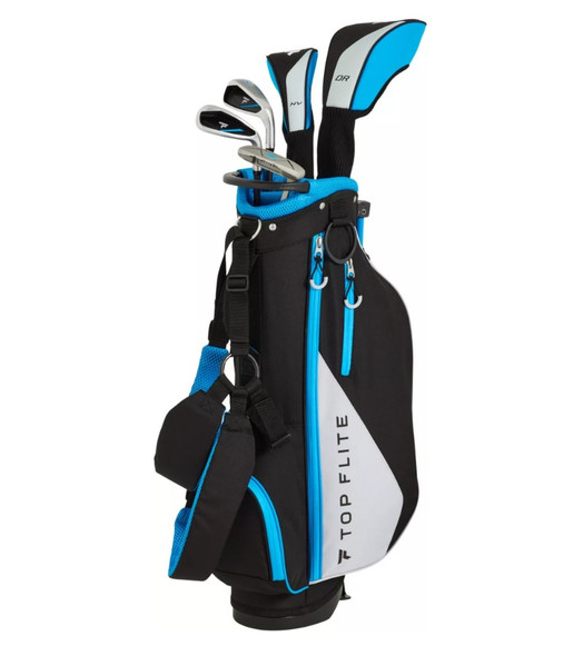 Top Flite 6 Club Kids Golf Set Ages 9-12 Blue | Free Shipping