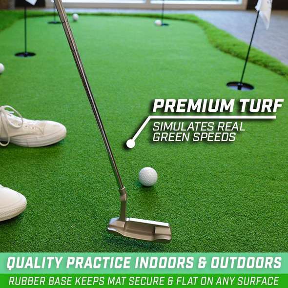 GoSports 12 Foot Indoor Outdoor Putting Green