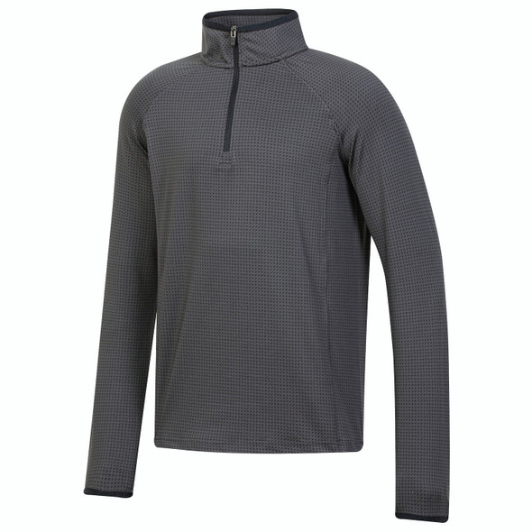 Under Armour T2 Green Half Moon Boys Quarter Zip Jet Grey