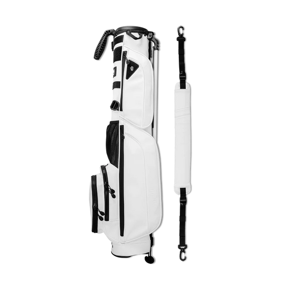 Sunday Golf Loma Stand Bag - White Leather