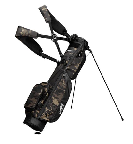 Sunday Golf Loma XL Stand Bag - Black Camo New for 2025