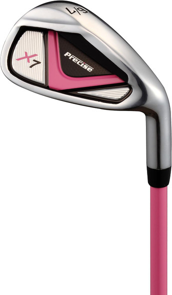 Precise X7 Girls 9/PW Iron Pink - Right or Left Hand