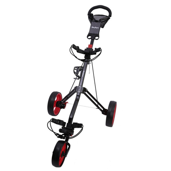 MacGregor Pro Lite 3 Wheel Junior Golf Cart - Black/Red