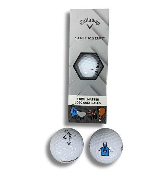 Callaway Supersoft Grill Master Golf Balls - 3 Pack BBQ Utensils