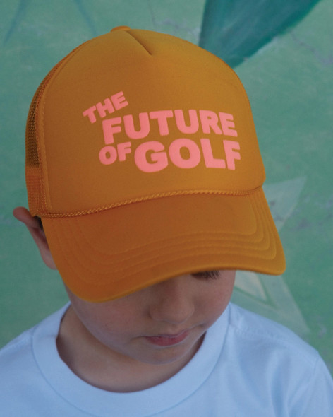 Future of Golf Junior Trucker Hat Front