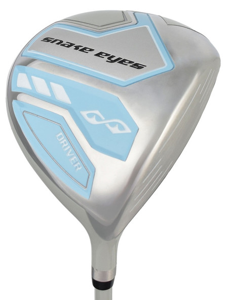 Snake Eyes 5 Club Girls Golf Set for Ages 9-12 (kids 52-58" tall) Grey Blue