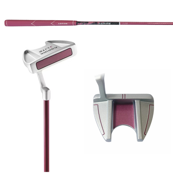 Aspire JLite Girls Mallet Putter Ages 3-5 (kids 36-44" tall) Rose Pink