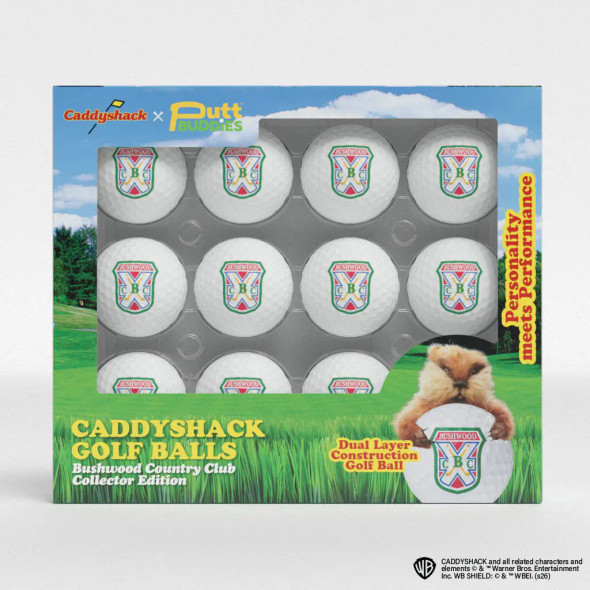 Caddyshack Bushwood Country Club Golf Balls - 12 Pack