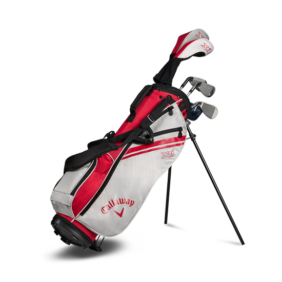 Callaway XJ-2 6 Club Kids Golf Set Ages 6-8 (kids 47-53" tall) Red/Silver