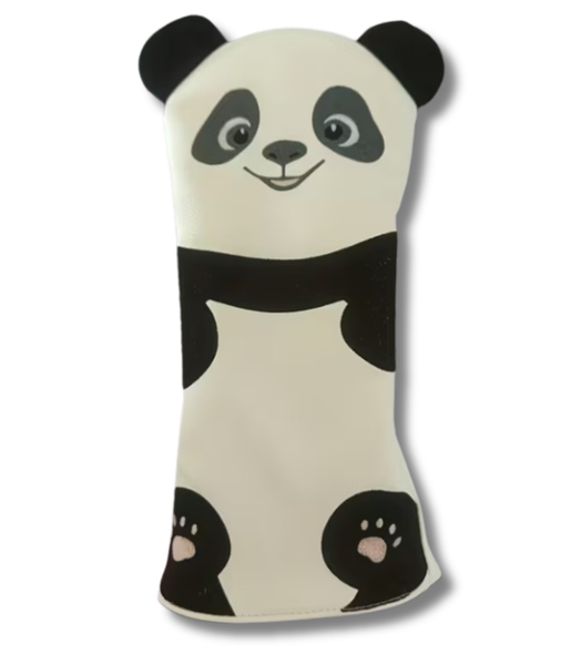 Panda PU Leather Driver Headcover front