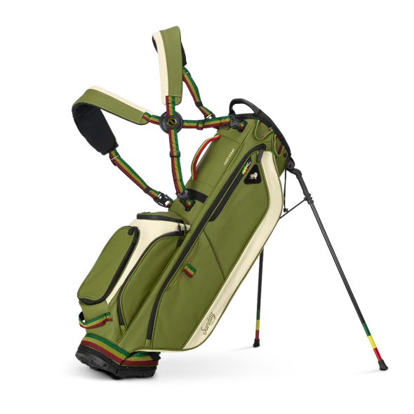 Sunday Golf Ryder Bob Marley Olive Hemp Golf Bag