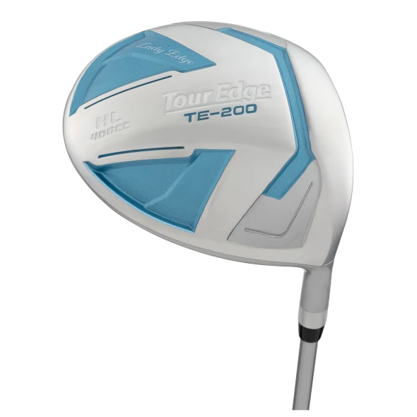Tour Edge TE-200 10 Club Womens Golf Set Stand Bag (for girls 63-67" tall) - Silver/Blue