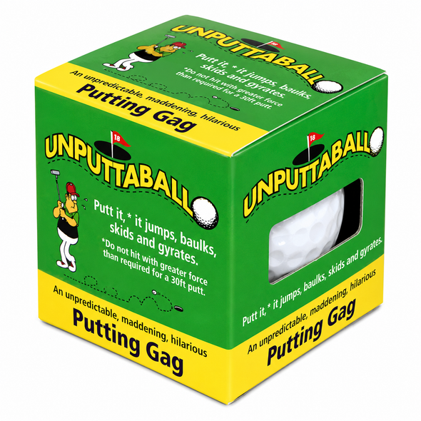Unputtable Trick Golf Ball