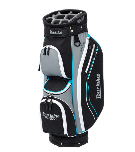 Tour Edge TE-200 Womens Cart Golf Bag - Silver/Blue