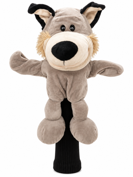 Plush Wolf Junior Golf Headcover
