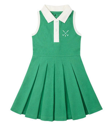 strapless open back dress Golf Smocked Dress – Little Feet Boutique La main image 0