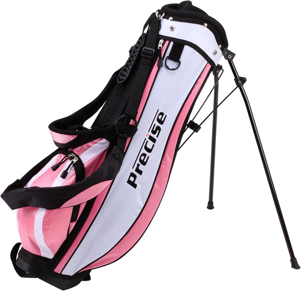 Precise X7 Girls Golf Standbag Ages 6-8 Pink