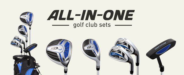 Precise XD-J 5 Club Kids Golf Set for Ages 9-12 (kids 52-60" tall) Blue