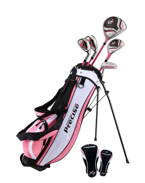 Precise X7 5 Club Girls Golf Set Ages 9-12 Pink Set