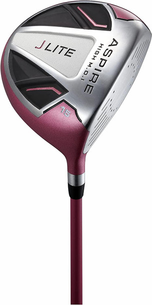 Aspire JLite 5 Club Girls Golf Set for Ages 9-12 (kids 52-60" tall) Pink