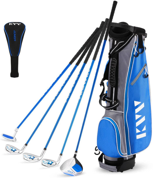 KVV 5 Club Kids Golf Set for Ages 11-13 (58-64 inches) Blue