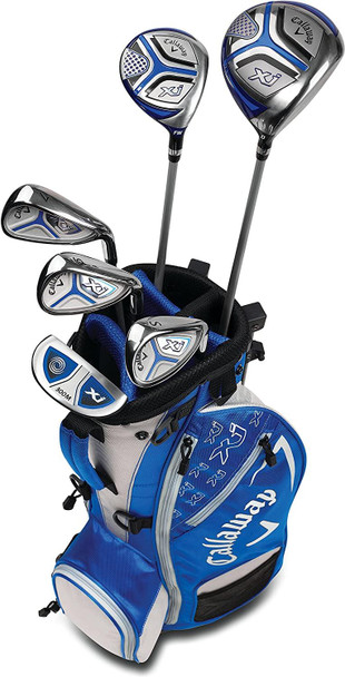 Callaway XJ-2 6 Club Kids Golf Set Ages 6-8 (kids 47-53" tall) Blue