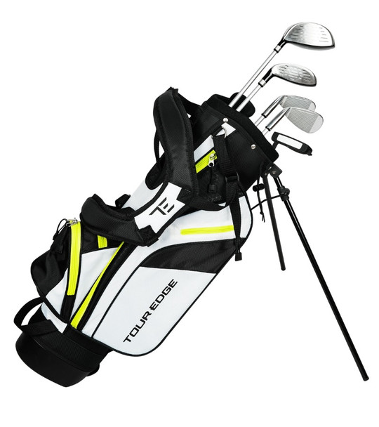 Tour Edge Max-J 5 Club Kids Golf Set for Ages 7-10 (kids 52-58" tall) Green