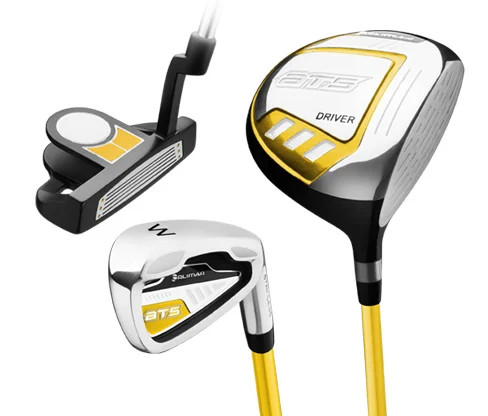 Orlimar ATS 3 Club Toddler Golf Set for Ages 1-4 (kids 28-36" tall) Yellow