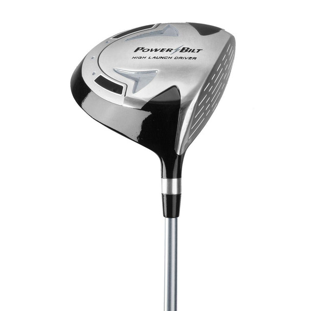 PowerBilt Junior Golf Driver for Ages 9-12 Silver
