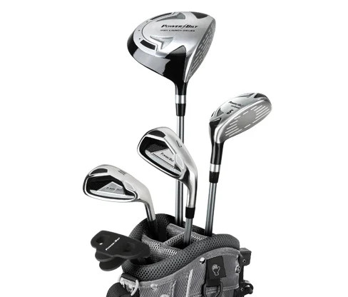 ゴルフクラブの形のマドラー 銀製品 シルバー バーグッズ5本 PowerBilt 5 Club Kids Golf Set for Ages 9-12 Silver