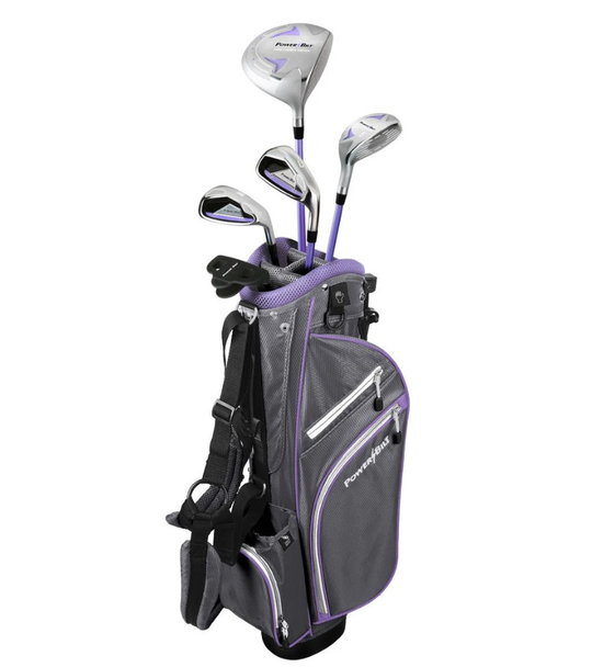 Powerbilt 5 Club Girls Golf Set Ages 9-12 Lavender