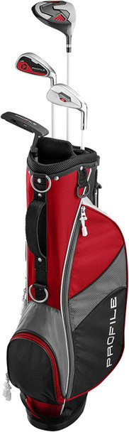Wilson JGI 4 Club Kids Golf Set for Ages 5-8 Red