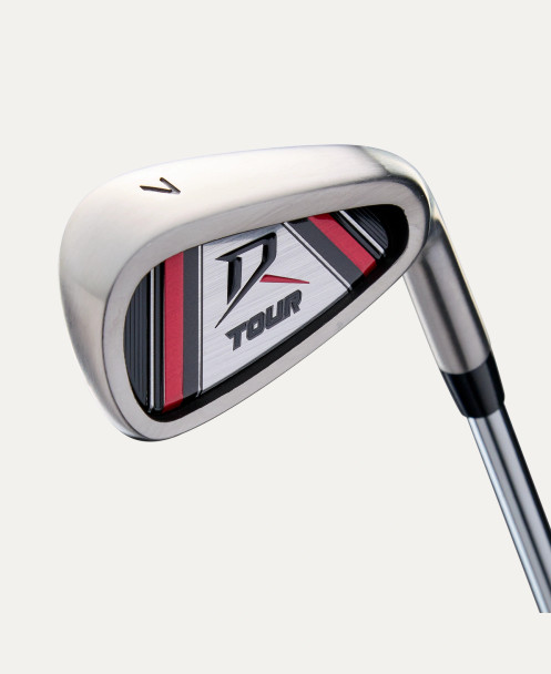 Wilson Deep Red Tour 10 Club Teen Golf Set (for kids 63-68" tall) Red/Black
