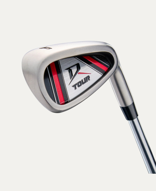 Wilson Deep Red Tour 10 Club Teen Golf Set (for kids 63-68" tall) Red/Black