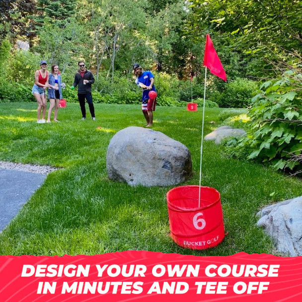 BucketGolf 6 Hole Golf Course Game