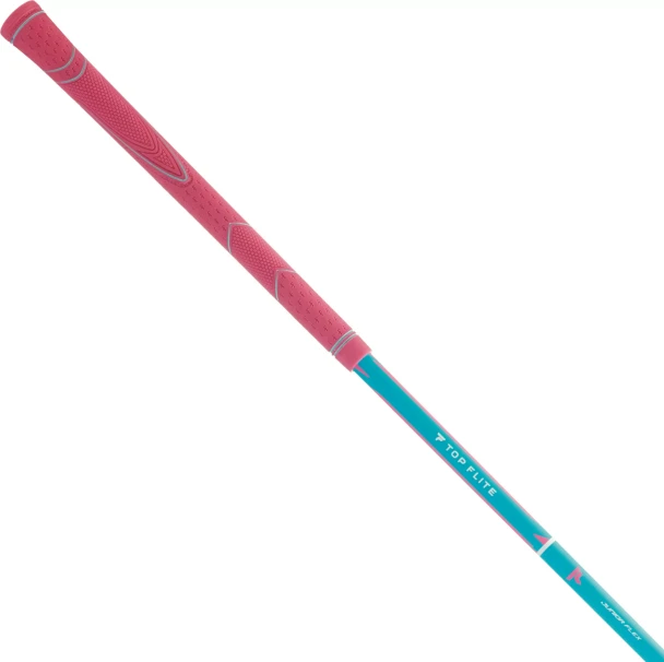 Top Flite 5 Club Girls Golf Set Ages 5-8 Purple (kids 46-52" tall) - Teal Pink