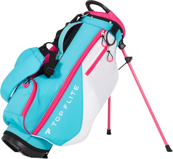 Top Flite 5 Club Girls Golf Set Ages 5-8 Purple (kids 46-52" tall) - Teal Pink