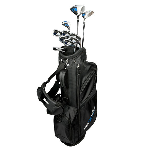 Tour X Rezults 10 Club Teen Golf Set Black Blue