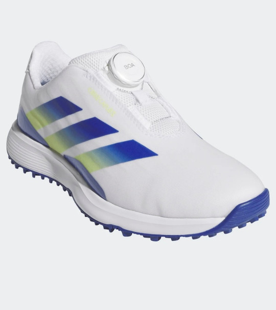 Adidas CodeChaos BOA 26 Kids Golf Shoes - White/Blue