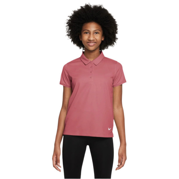 Nike Dri-Fit Victory Girls Golf Polo Adobe