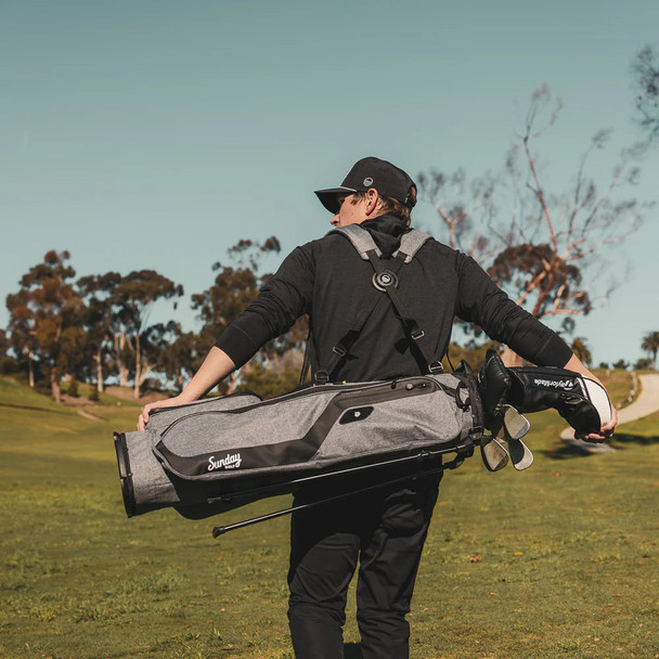 Sunday Golf El Camino Golf Bag Heather Grey Lifestyle