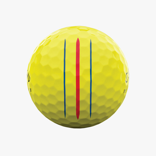 Callaway ERC Triple Track Soft Golf Balls Yellow - Dozen