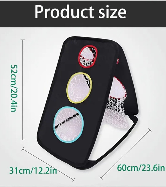Skeeball Portable Chipping Net - Dimensions
