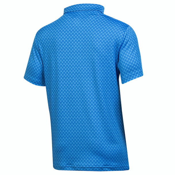 Under Armour Playoff 3.0 Balloons Boys Golf Polo Royal Blue
