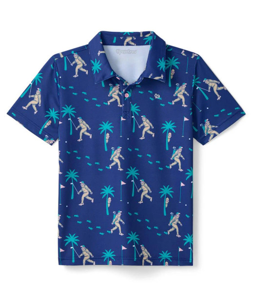 Tipsy Elves Bigfoot Bogey Boys Golf Polo front