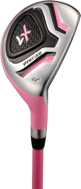 Precise X7 Girls Golf Hybrid Ages 9-12 Pink