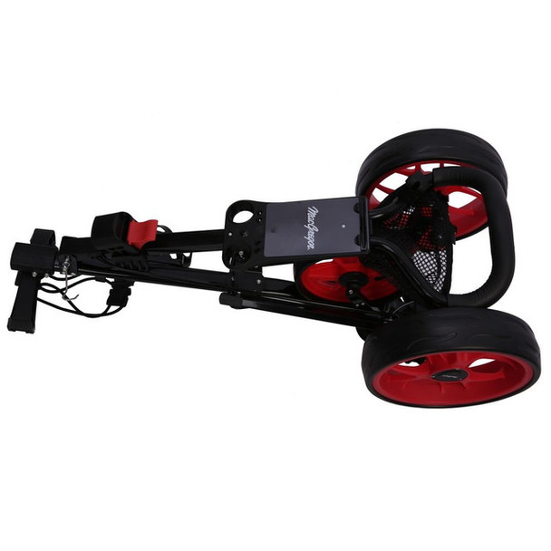 MacGregor Pro Lite 3 Wheel Junior Golf Cart - Black/Red