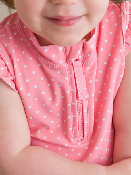 Ruffled Butts Little Girls Bubblegum Pink Sleeveless Top