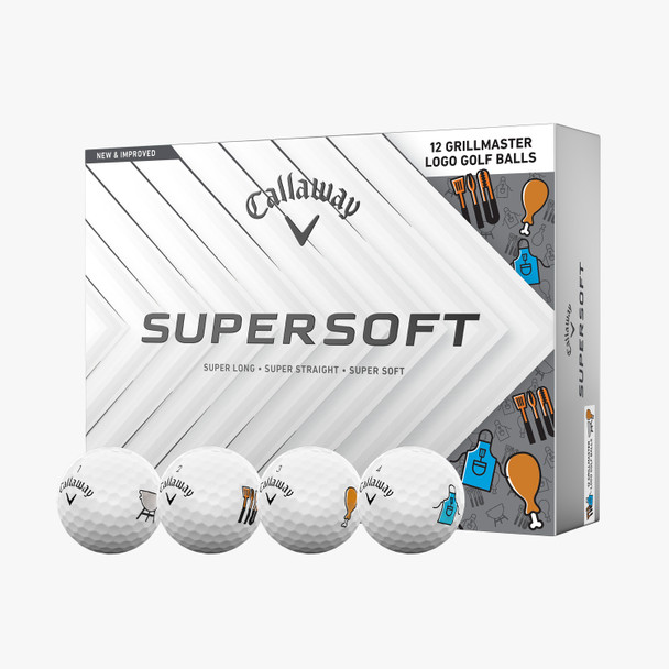 Callaway Supersoft Golf Balls Grillmasters  - One Dozen