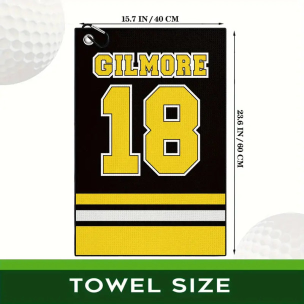 Happy Gilmore Golf Towel Dimensions